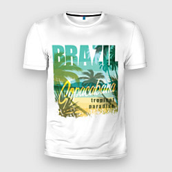 Мужская спорт-футболка Тропический Рай Бразилии