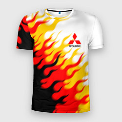 Мужская спорт-футболка Mitsubishi трехступенчатый огонь