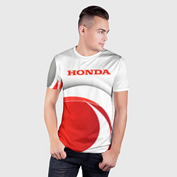 Футболка спортивная мужская Хонда HONDA, цвет: 3D-принт — фото 2