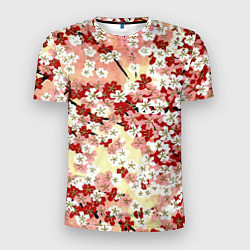 Мужская спорт-футболка Цветущая весна