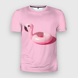 Футболка спортивная мужская Flamingos Розовый фламинго, цвет: 3D-принт