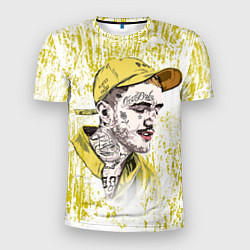 Мужская спорт-футболка Lil Peep CryBaby Yellow Лил Пип