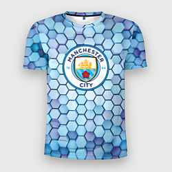 Мужская спорт-футболка Манчестер сити manchester city 3D