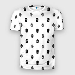 Мужская спорт-футболка Узор Mono White Dope Camo Dope Street Market
