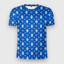 Мужская спорт-футболка Узор Blue Dope Ski Mask Camo Dope Street Market