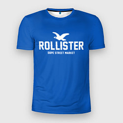 Футболка спортивная мужская Узор Blue Rollister Dope Street Market, цвет: 3D-принт