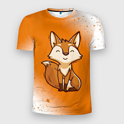 Мужская спорт-футболка ЛИСИЧКА Градиент