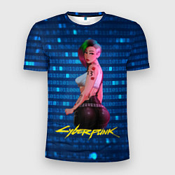 Футболка спортивная мужская Cyberpunk 18 art Judy, цвет: 3D-принт