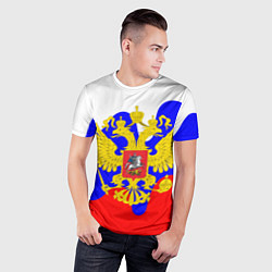 Футболка спортивная мужская Герб россии герб, цвет: 3D-принт — фото 2