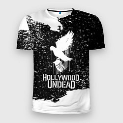 Футболка спортивная мужская Hollywood Undead - CHAOS Out Now, цвет: 3D-принт
