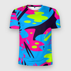 Мужская спорт-футболка Color abstract pattern Summer