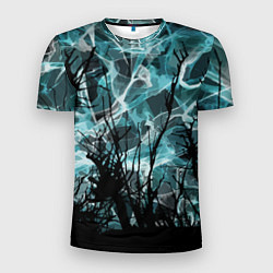Мужская спорт-футболка Темный лес Дополнение Коллекция Get inspired! F-r-