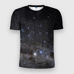 Мужская спорт-футболка Космический космос
