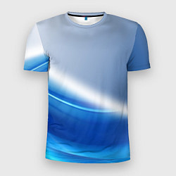 Мужская спорт-футболка Цифровая волна