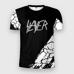 Мужская спорт-футболка Slayer Трещины