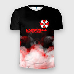 Футболка спортивная мужская Umbrella Corporation туман, цвет: 3D-принт