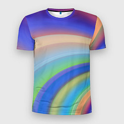 Мужская спорт-футболка Все цвета радуги
