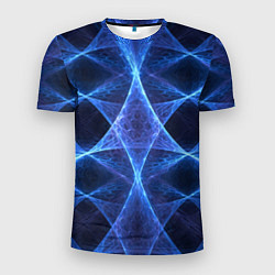 Мужская спорт-футболка Объёмный геометрический паттерн Volumetric geometr