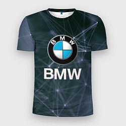 Футболка спортивная мужская БМВ - BMW Абстракция, цвет: 3D-принт