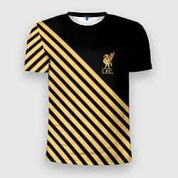 Мужская спорт-футболка Liverpool ливерпуль полосы