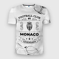 Футболка спортивная мужская Monaco Football Club Number 1 Legendary, цвет: 3D-принт