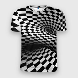 Мужская спорт-футболка Геометрическая объёмная композиция Авангард