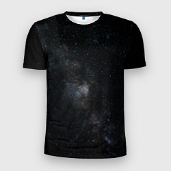 Мужская спорт-футболка Лонгслив Звезды и космос
