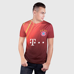 Футболка спортивная мужская Bayern munchen T, цвет: 3D-принт — фото 2