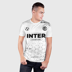Футболка спортивная мужская Inter Champions Униформа, цвет: 3D-принт — фото 2