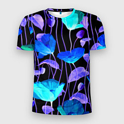 Мужская спорт-футболка Авангардный цветочный паттерн Fashion trend