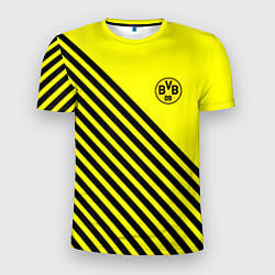Мужская спорт-футболка Borussia черные полосы