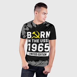 Футболка спортивная мужская Born In The USSR 1965 year Limited Edition, цвет: 3D-принт — фото 2