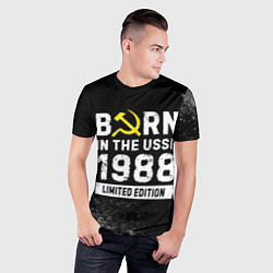 Футболка спортивная мужская Born In The USSR 1988 year Limited Edition, цвет: 3D-принт — фото 2