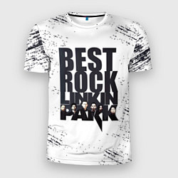 Футболка спортивная мужская Linkin Park BEST ROCK, цвет: 3D-принт