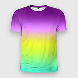 Мужская спорт-футболка Multicolored Ombre gradient