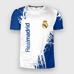 Мужская спорт-футболка Реал Мадрид краска