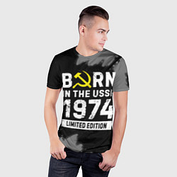 Футболка спортивная мужская Born In The USSR 1974 year Limited Edition, цвет: 3D-принт — фото 2