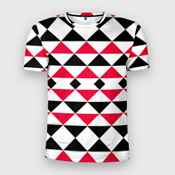 Мужская спорт-футболка Geometric shapes triangles