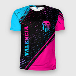 Мужская спорт-футболка Valencia Neon Gradient