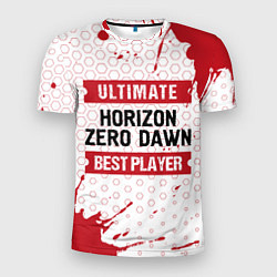 Мужская спорт-футболка Horizon Zero Dawn: красные таблички Best Player и