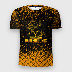 Мужская спорт-футболка PlayerUnknowns Battlegrounds - брызги
