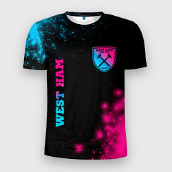 Футболка спортивная мужская West Ham Neon Gradient, цвет: 3D-принт