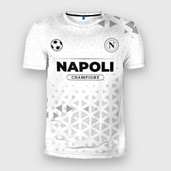 Футболка спортивная мужская Napoli Champions Униформа, цвет: 3D-принт