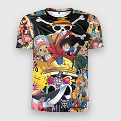 Мужская спорт-футболка One Pieceгерои