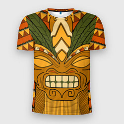 Мужская спорт-футболка Polynesian tiki ANGRY