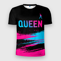 Мужская спорт-футболка Queen Neon Gradient