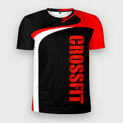 Мужская спорт-футболка CrossFit - Красный спортивный