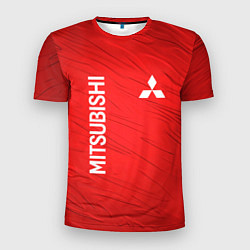 Мужская спорт-футболка Mitsubishi sport - абстракция