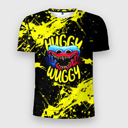 Футболка спортивная мужская Хагги Вагги желтые брызги краски, цвет: 3D-принт