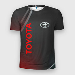 Мужская спорт-футболка Тойота - Абстракция
